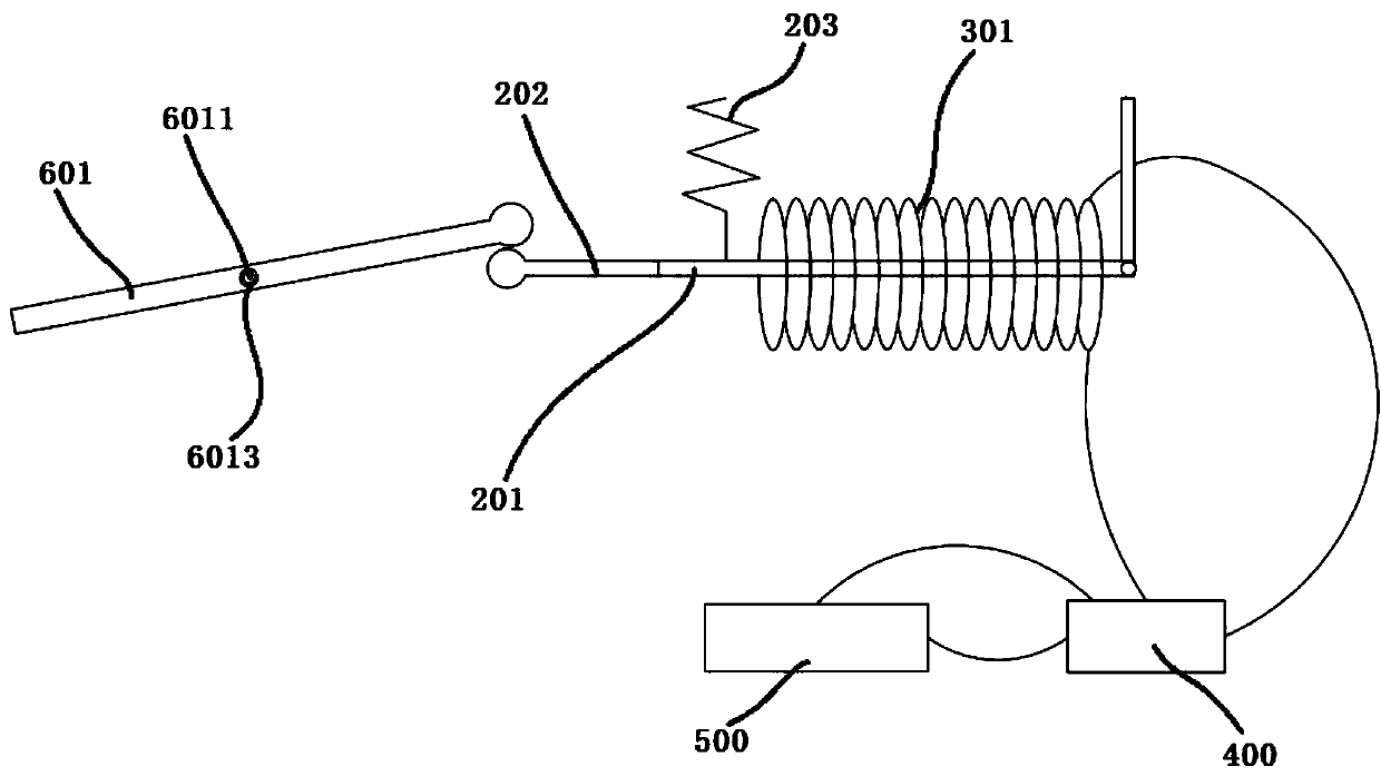 Passive transmission power generation communication device and passive intelligent brake shoe with same