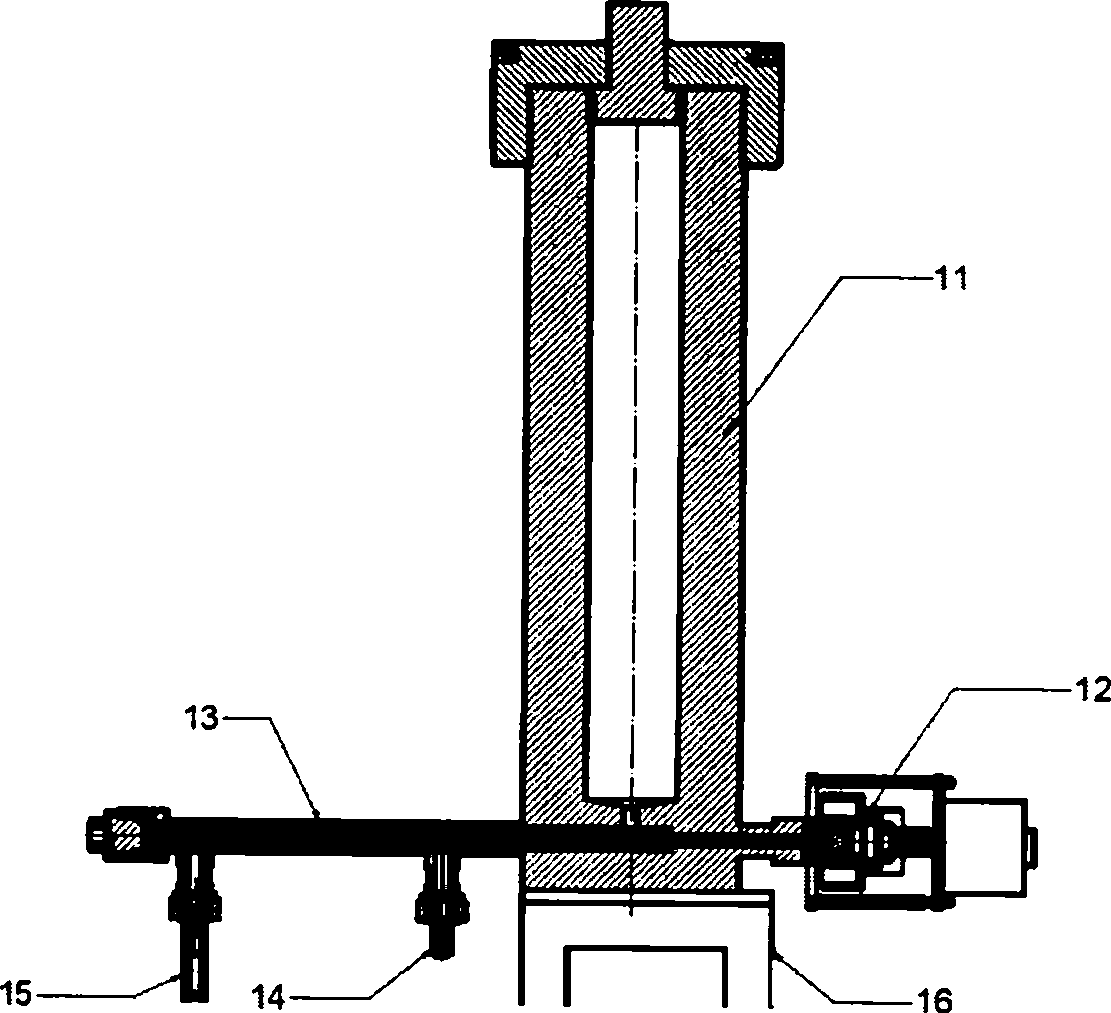 Supercritical carbon dioxide abrasive jet flow perforation simulation experiment system