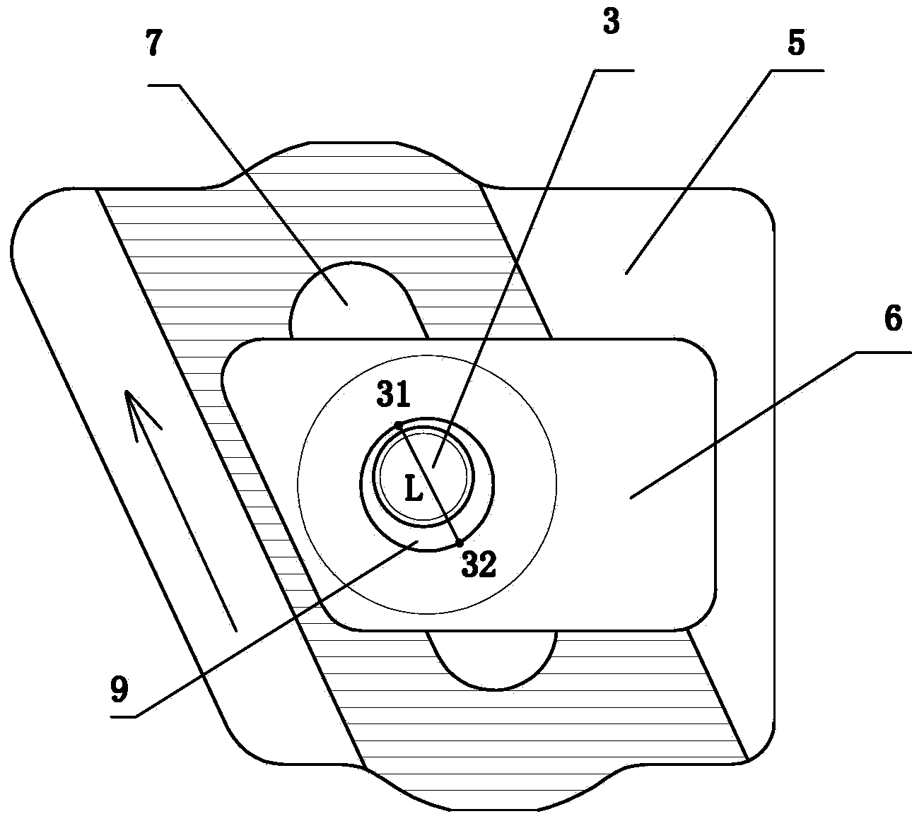 D-shaped portable beam adjustable positioning fastener support