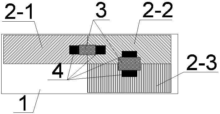 Planar cascaded semiconductor chip device and cascaded method