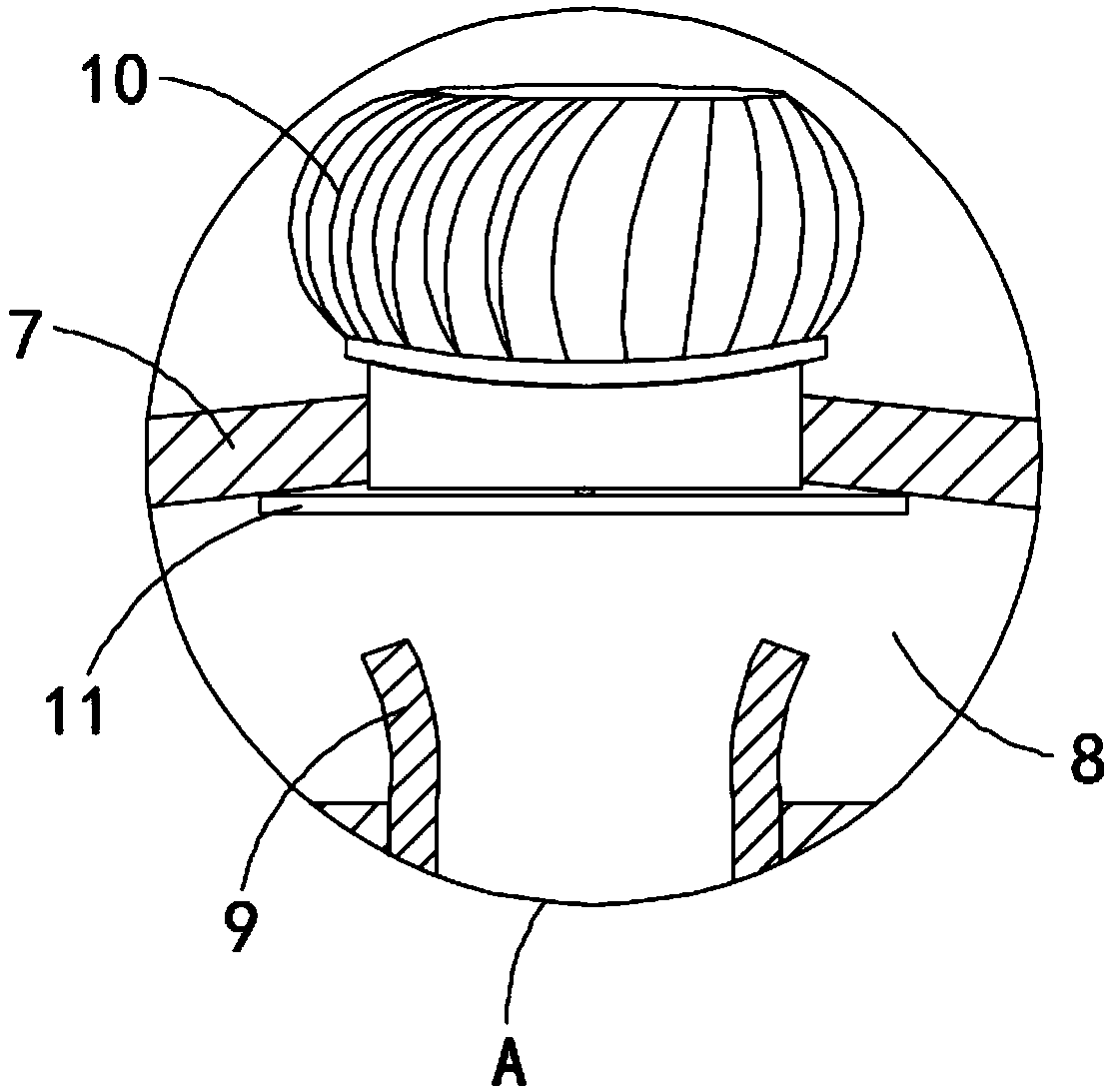 Self-cleaning dust filtering chimney