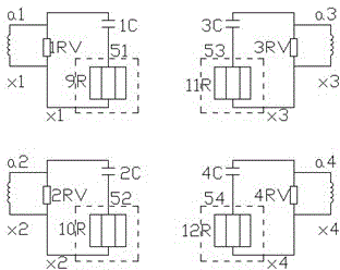 Cooling method and device for secondary resistance-capacitance (RC) network absorber of traction transformer of electric locomotive