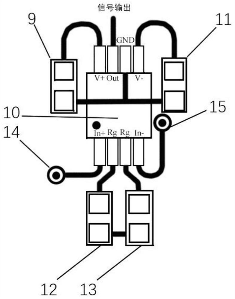 A kind of four-channel surface electromyography active concentric circular electrode and preparation method thereof