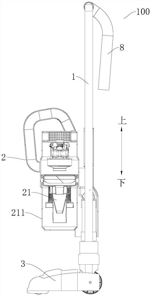 Vertical dust collector