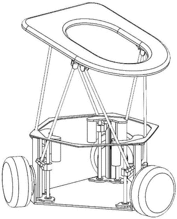 Posture-intelligent-adjusting and movable toilet-bowl robot