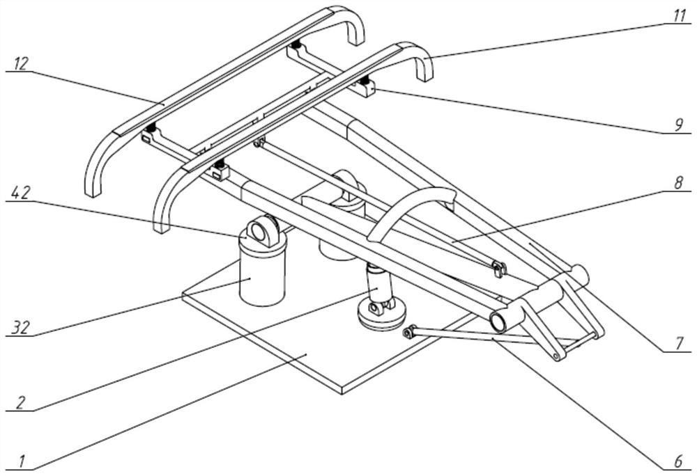 Pantograph with stable contact pressure