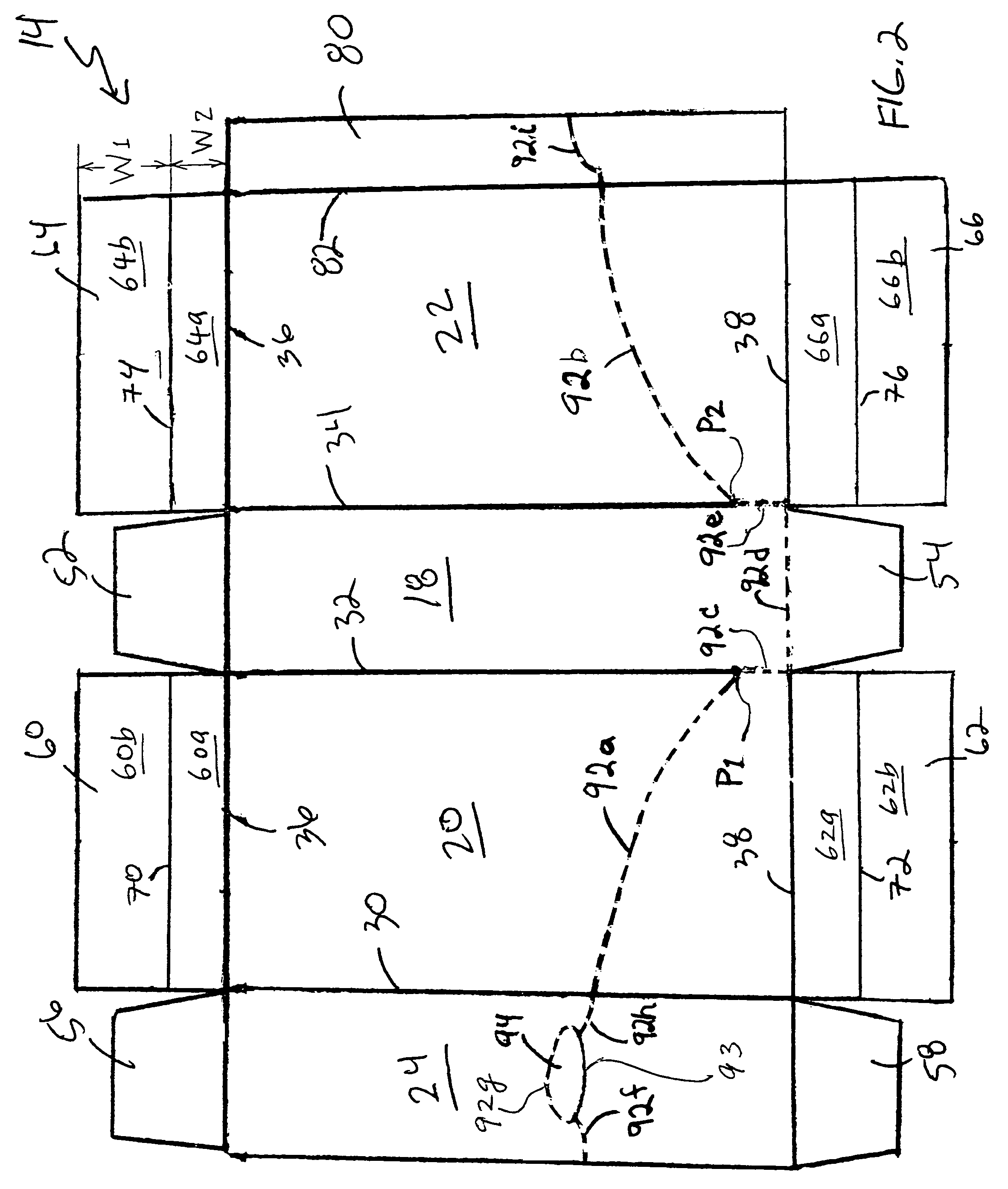 Carton having stacking strength-enhancing feature