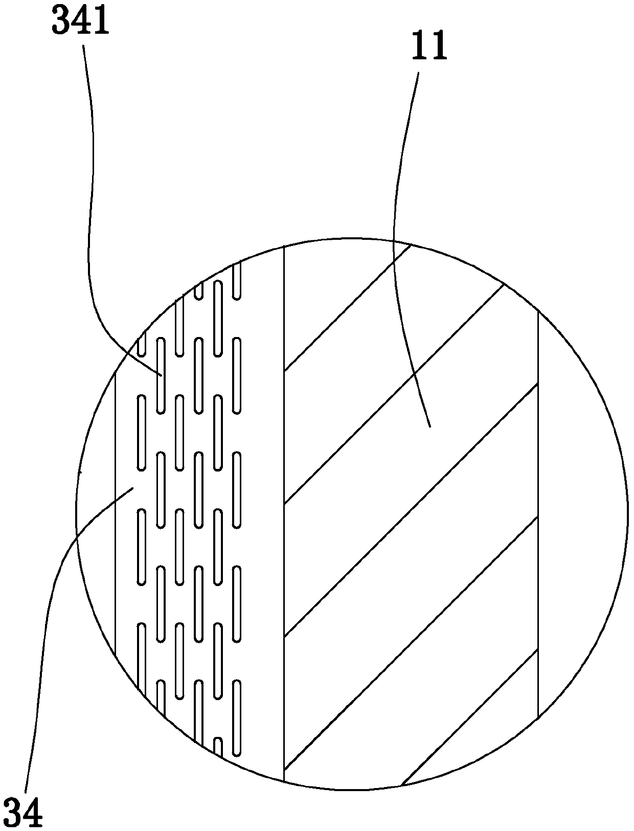 Horizontal nitrogen-filled air-conditioning system for grain depot and method for air-conditioning grain storage