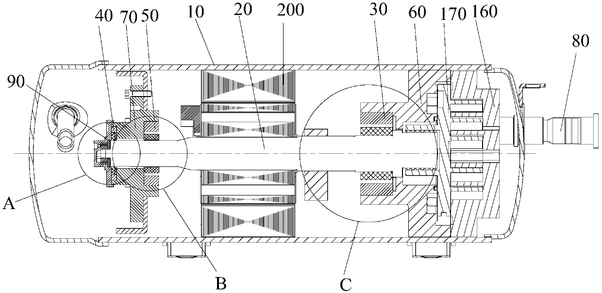 Compressor, compressor parallel system and multi-online heat exchange system