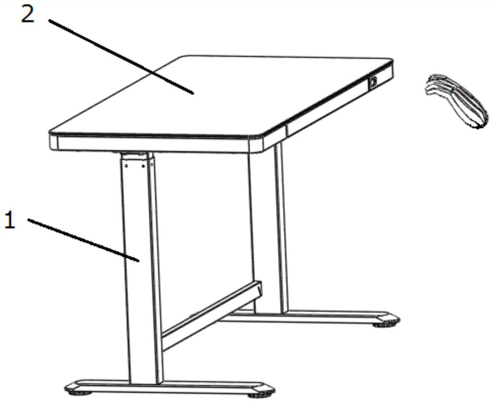 Lifting table and control method and device thereof