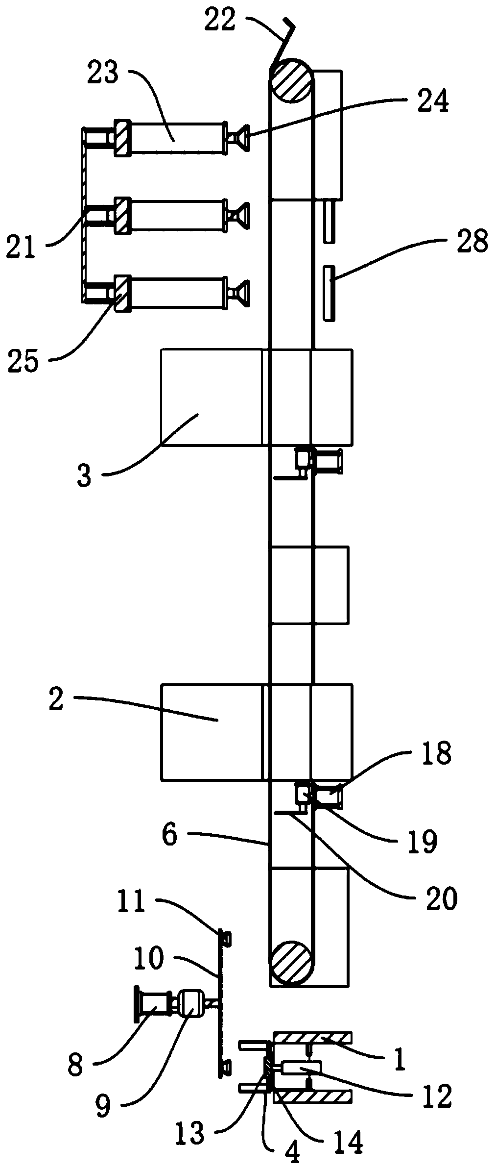 Solar cell detecting and screening line