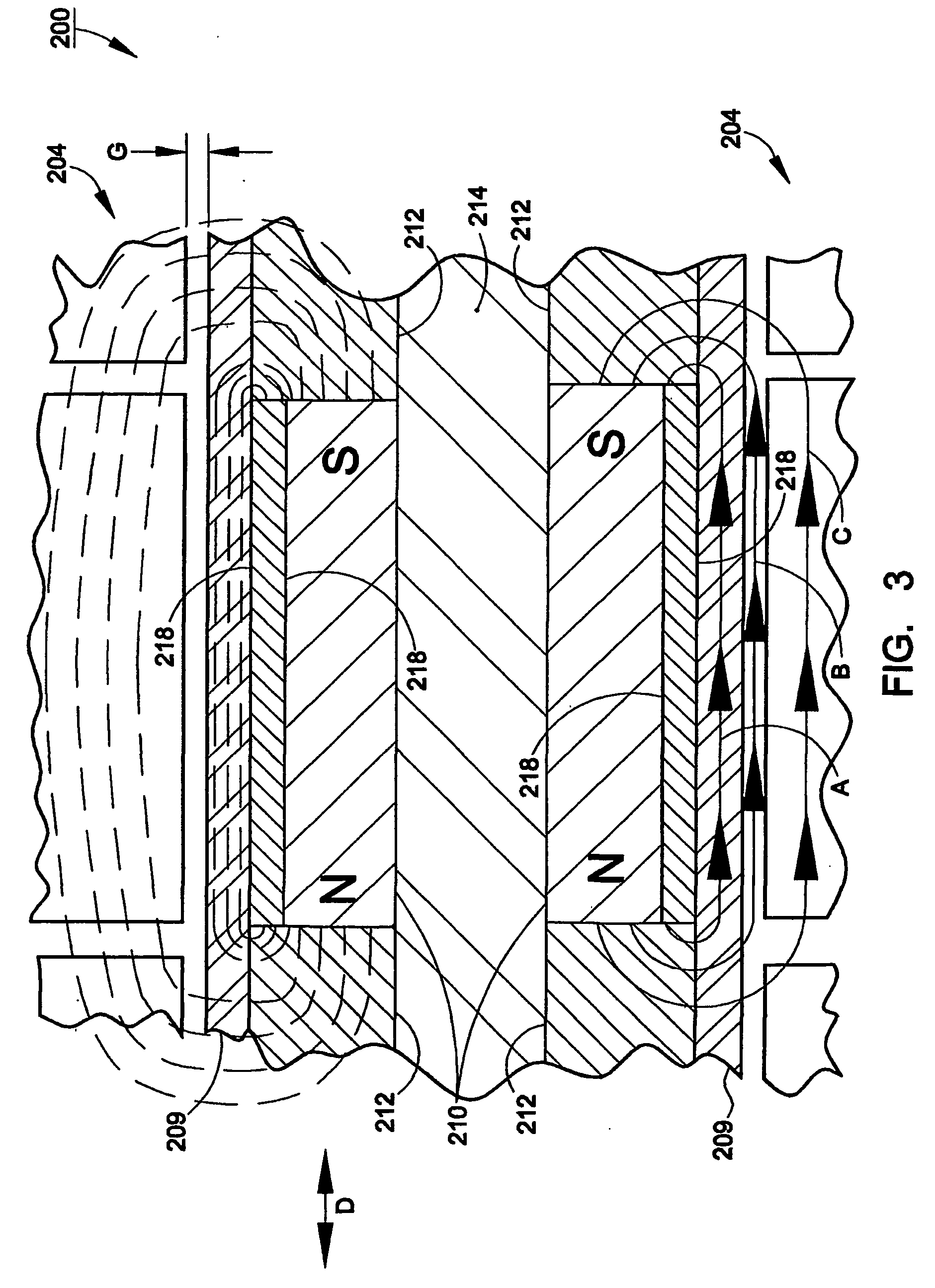 Bearing surface layer for magnetic motor