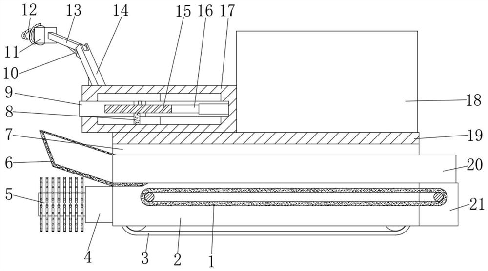 Coal mine roadway rapid tunneling auxiliary device