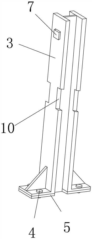 Anti-flood wall with fusiform baffle plates