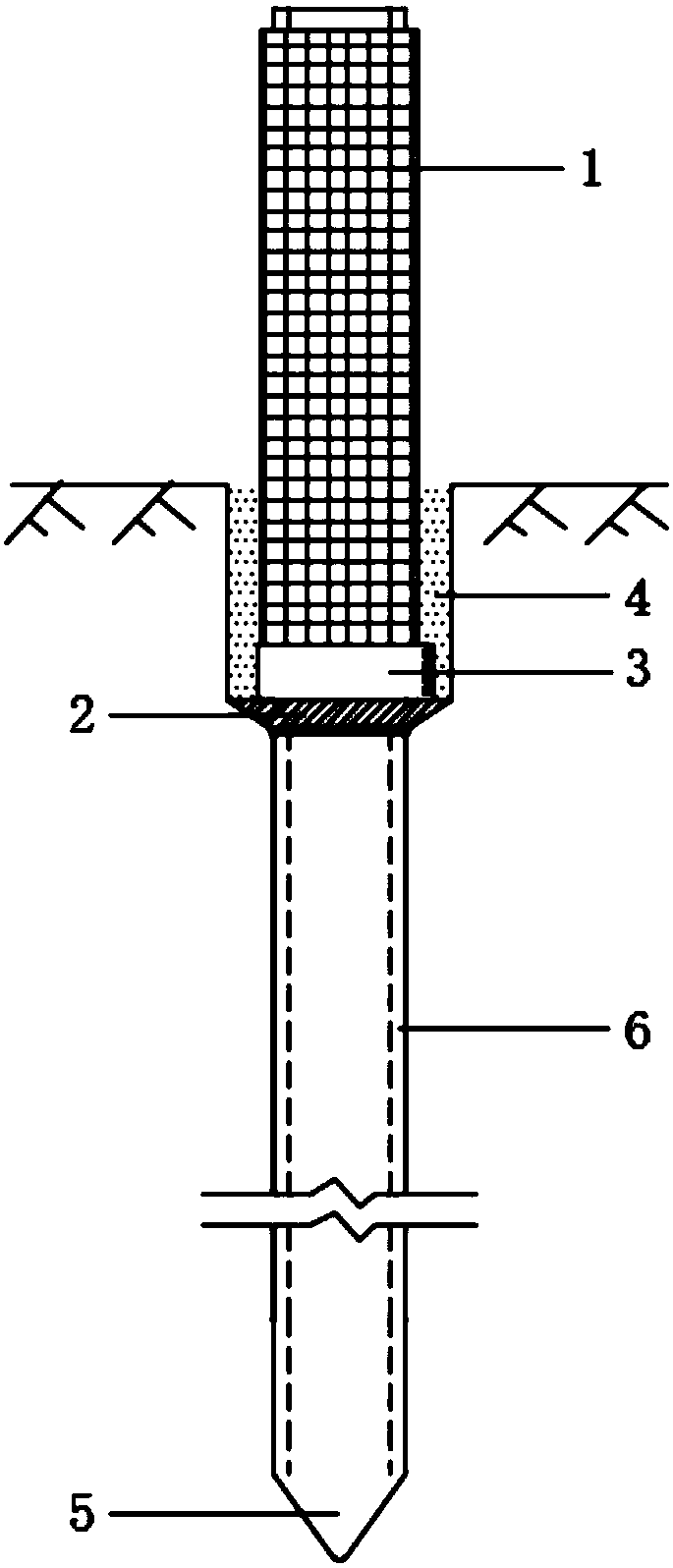 Device and method for reducing negative friction resistance of prefabricated pipe pile