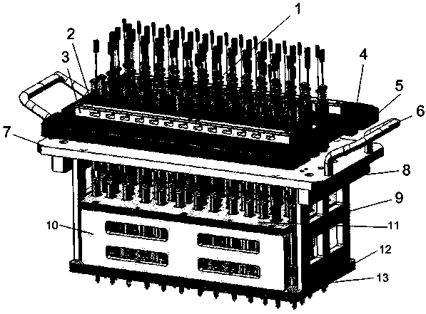 New self-weight keyboard typing module