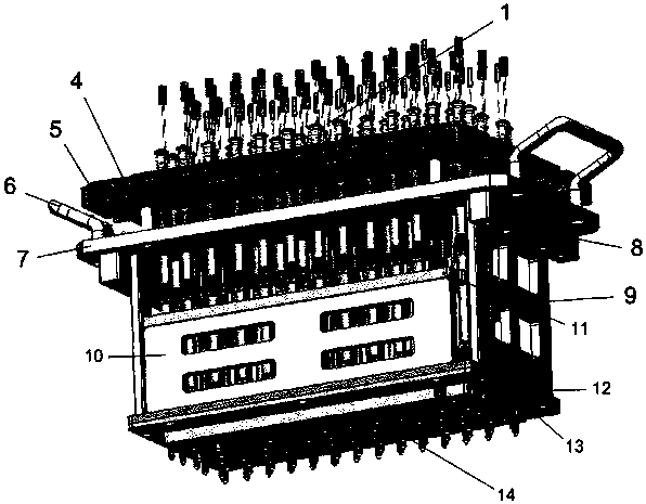 New self-weight keyboard typing module