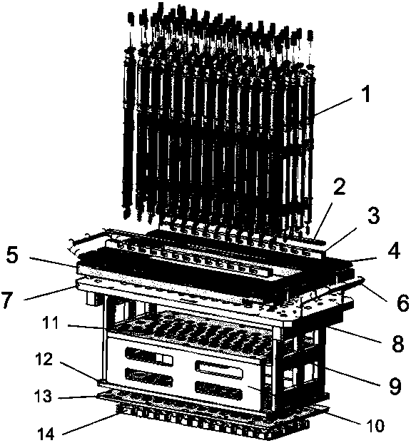 New self-weight keyboard typing module