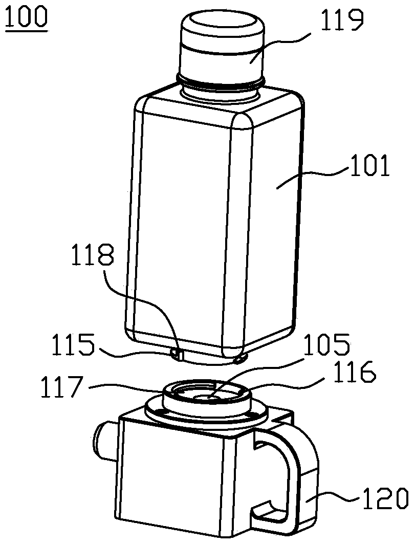 Liquid stocker, stocker driving mechanism and liquid batching system