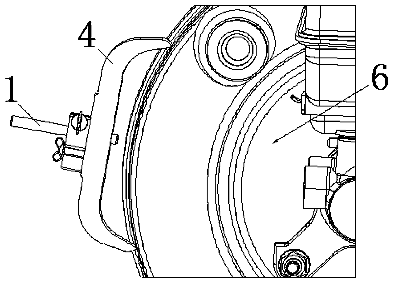 Nominal diameter measuring instrument and measuring method for vacuum booster