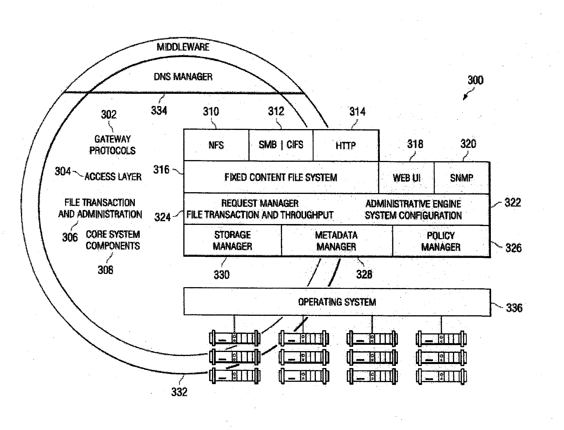 System and method for aggregating query results in a fault-tolerant database management system