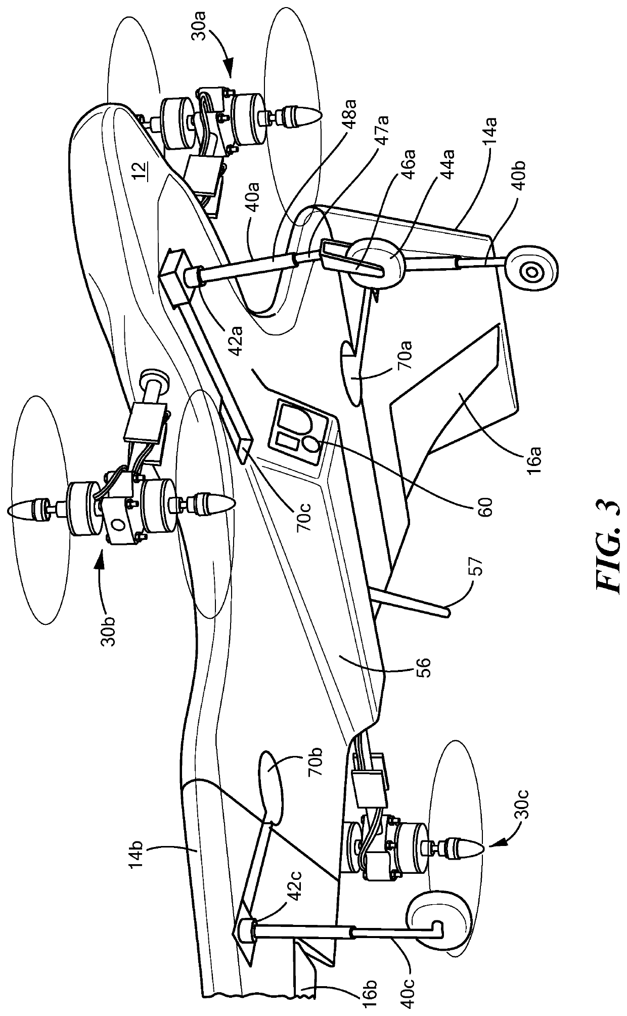 Remotely controlled VTOL aircraft