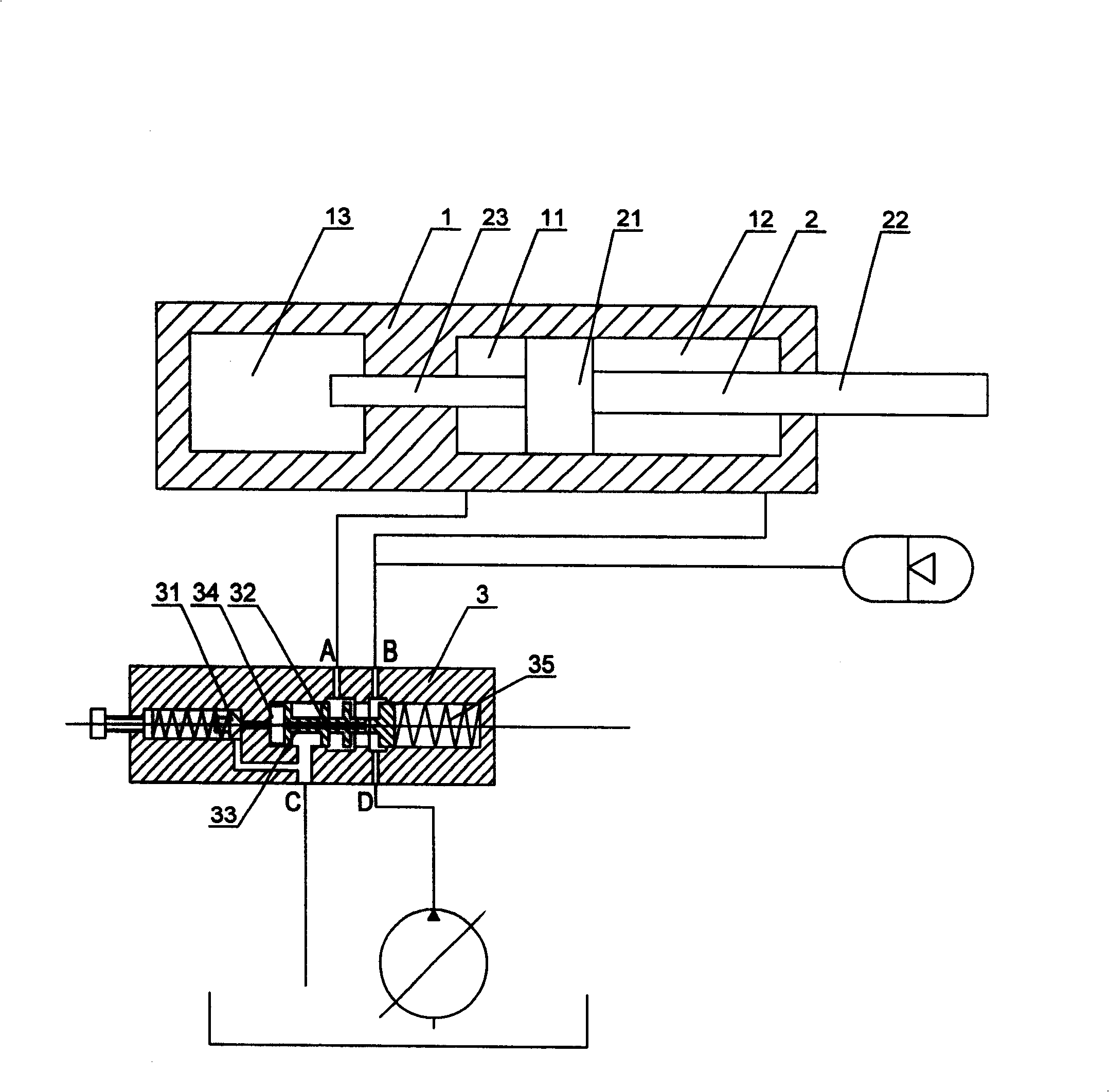 Underwater hydraulic impacting shovel