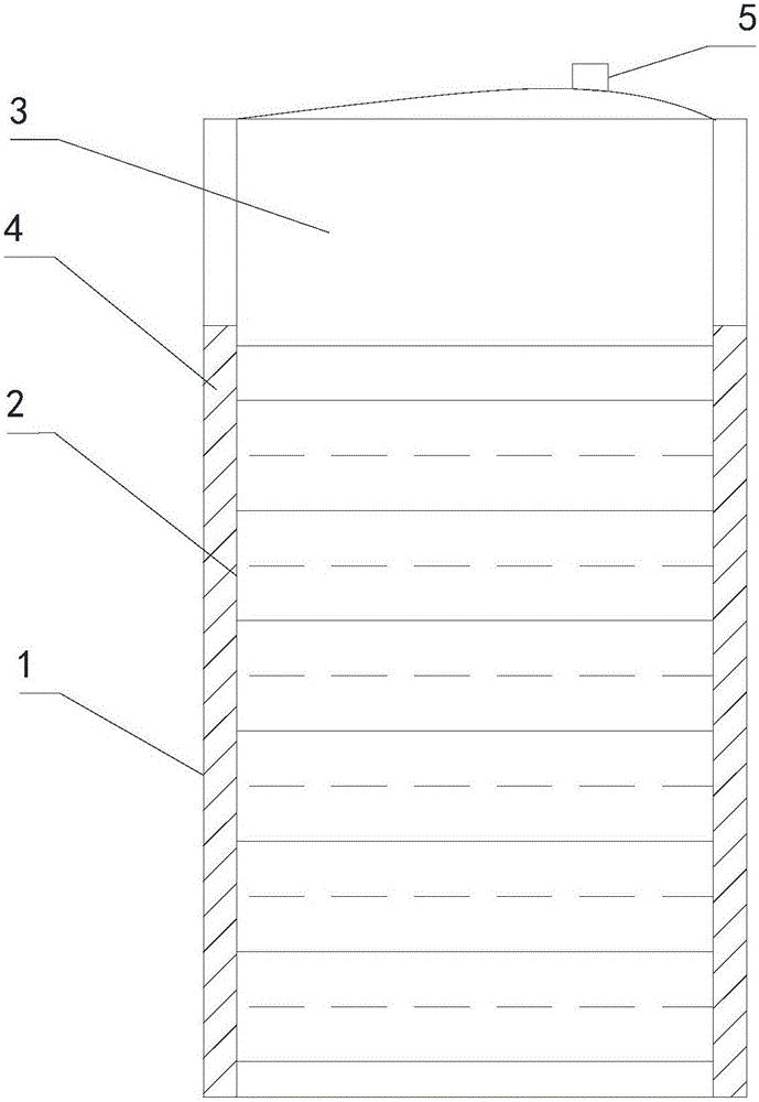 Tower tube pouring construction method and tower tube