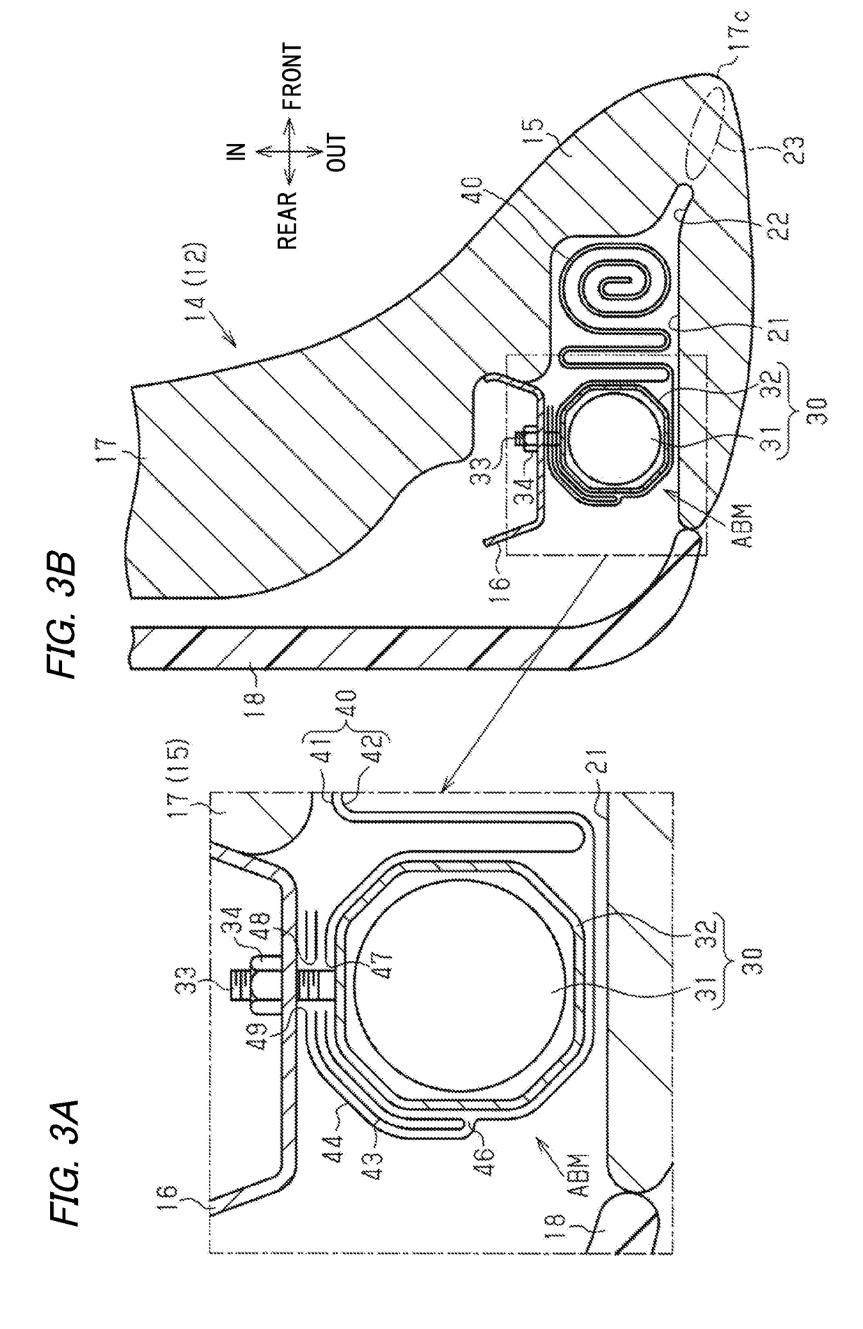 Side airbag device