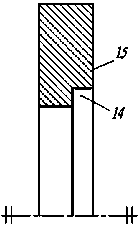 Throw-out collar of mechanical sealing device and mechanical sealing device