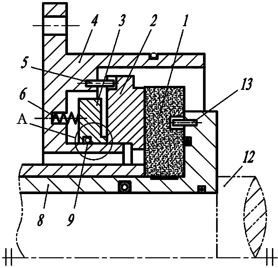 Throw-out collar of mechanical sealing device and mechanical sealing device