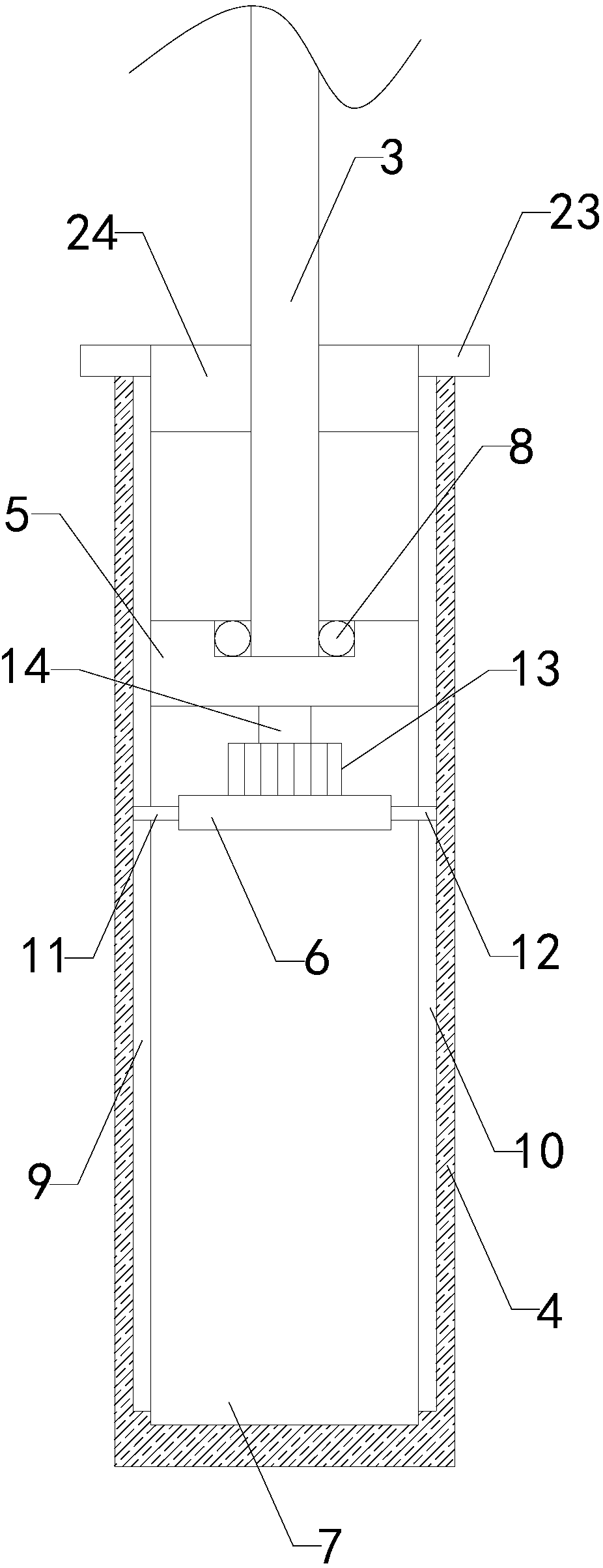 Folding table capable of lifting up and down folding umbrella