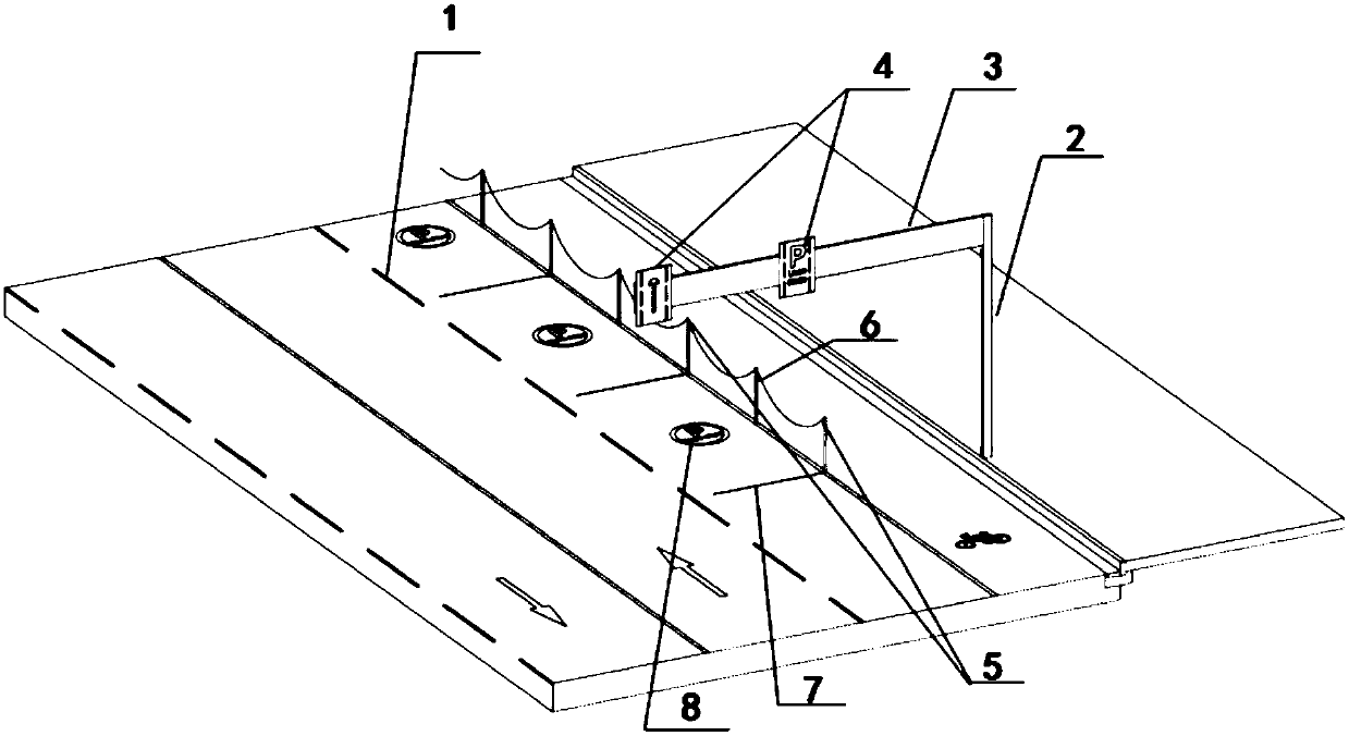 Variable multifunctional embedded roadside motorized parking space