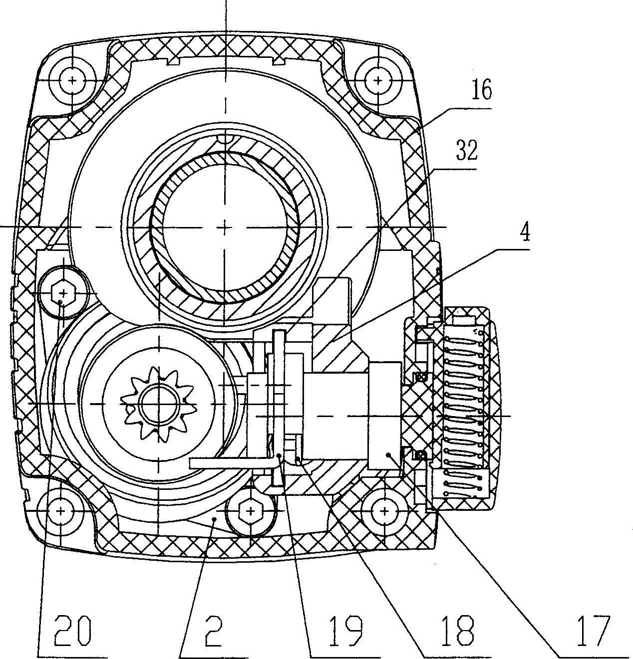 Multifunctional electric hammer