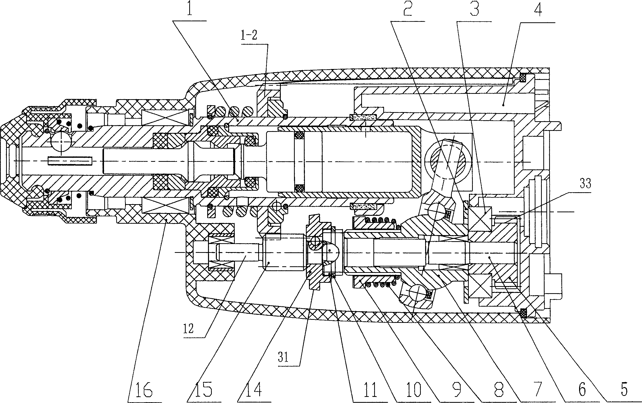 Multifunctional electric hammer