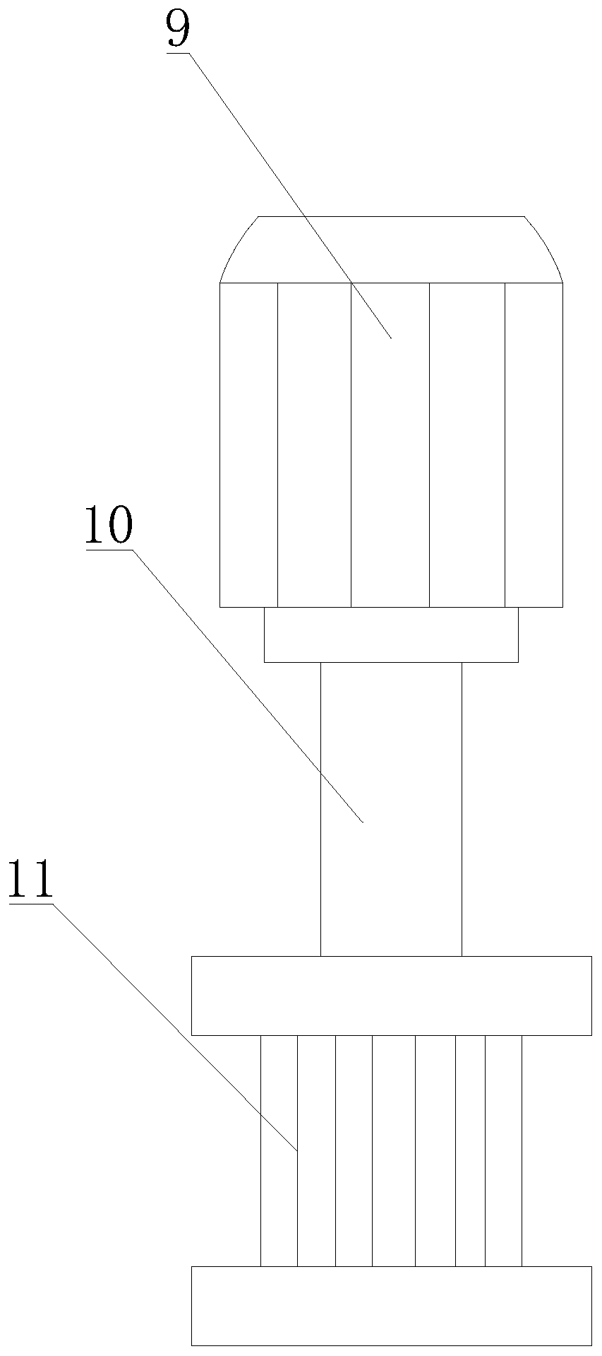 Solar photovoltaic power generation device