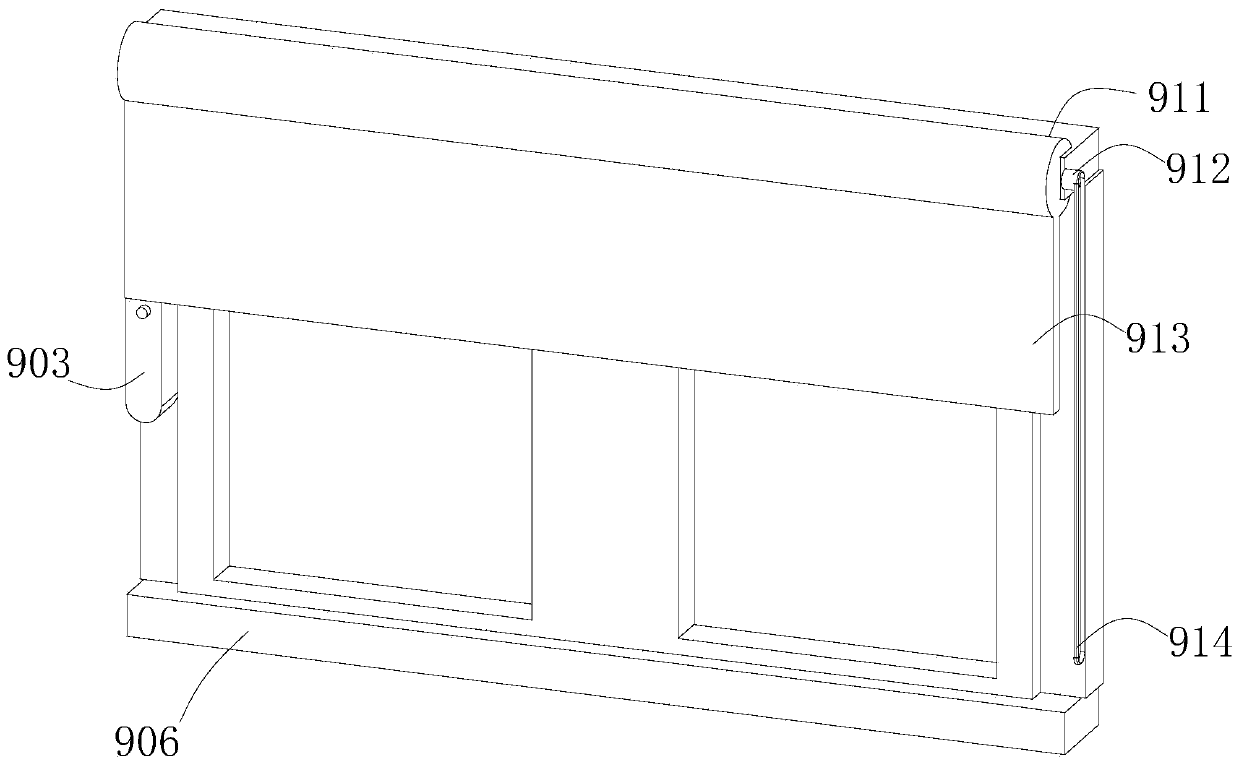 Roller shutter structure