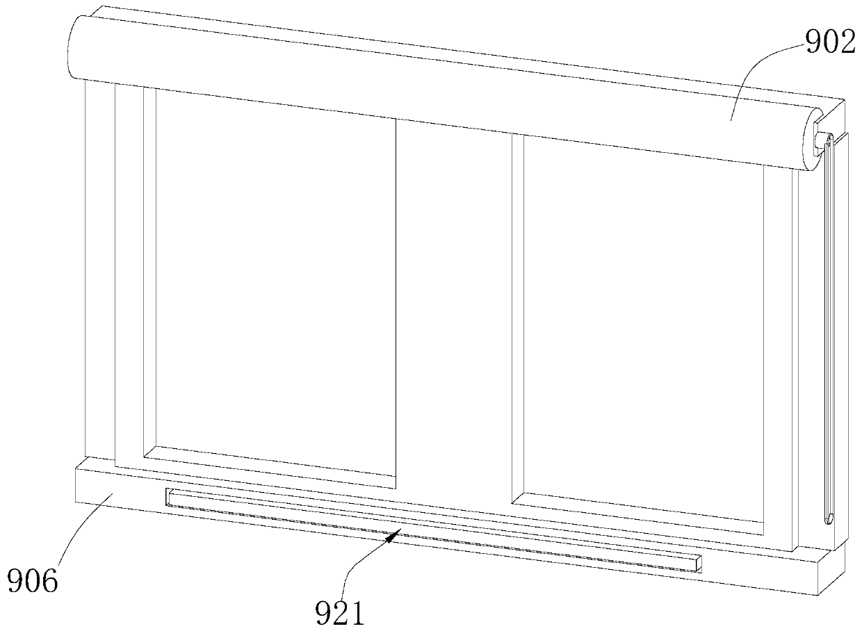 Roller shutter structure