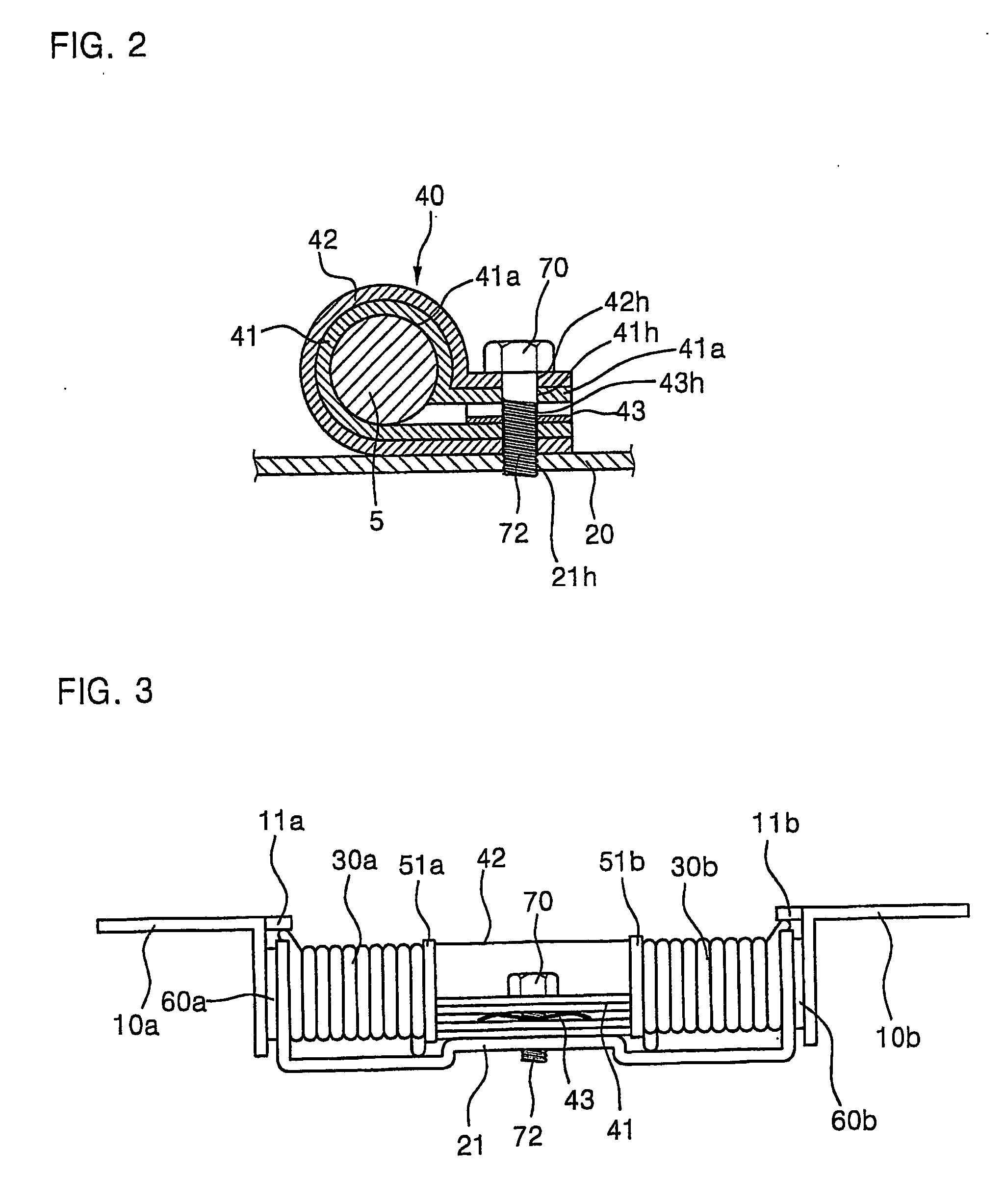 Hinge structure for flat visual display device