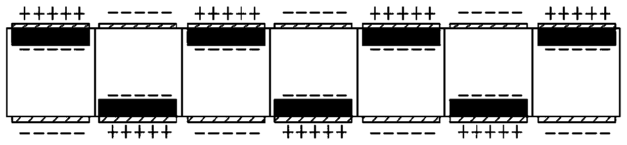 Micro LED huge transfer device and method based on addressable electromagnetic array