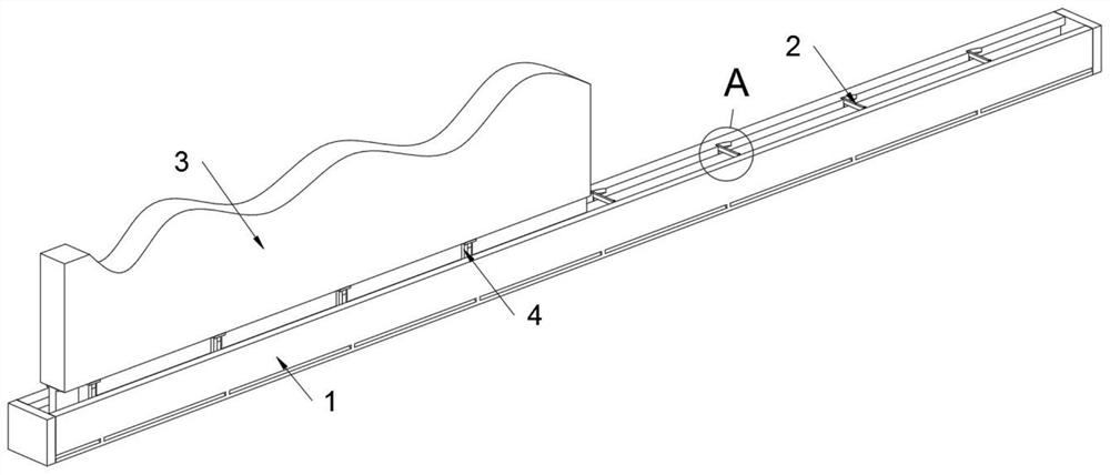 Self-cleaning pressure resistance sliding door device for coal transfer station