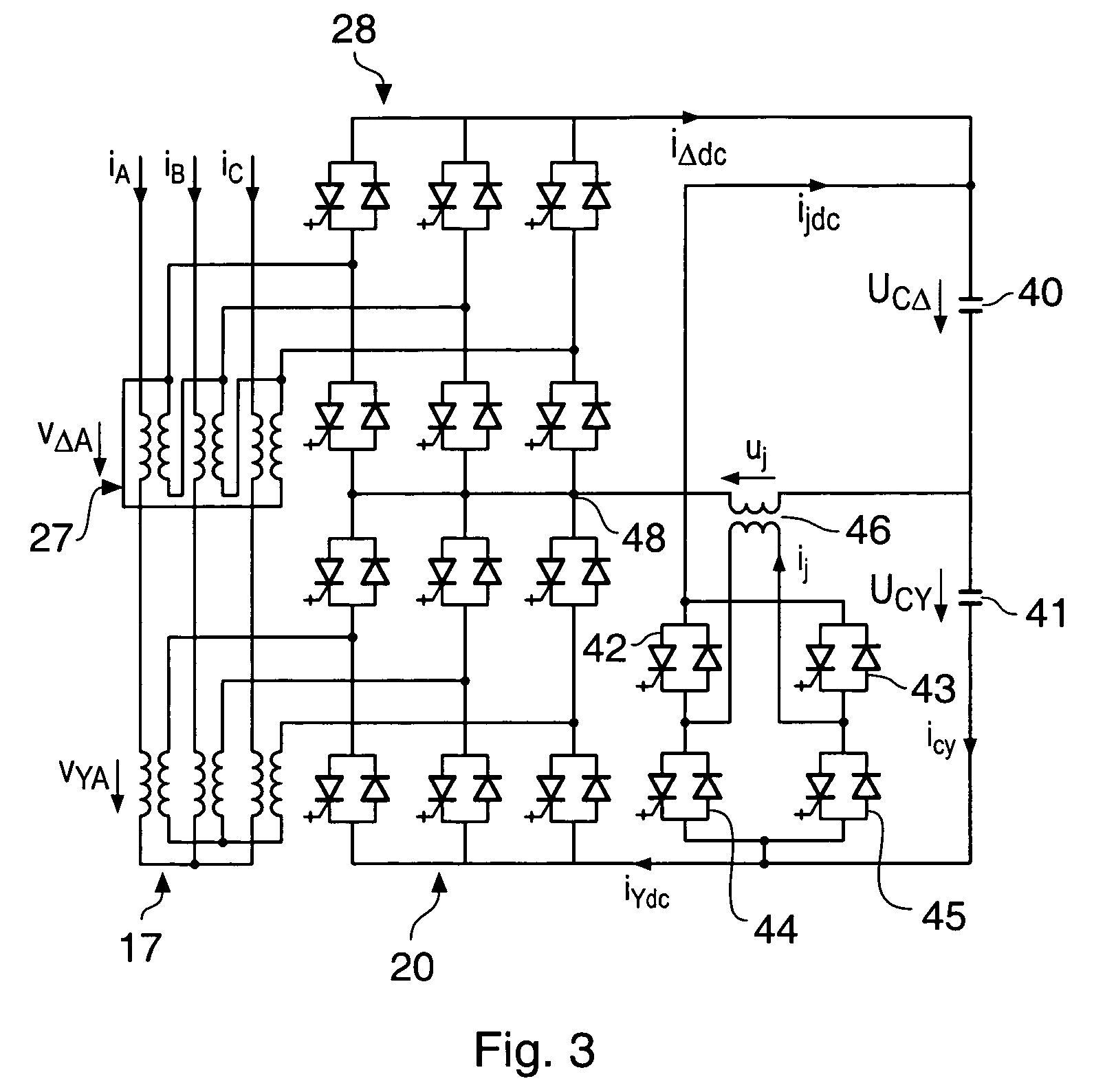 Multi-pulse converter circuits