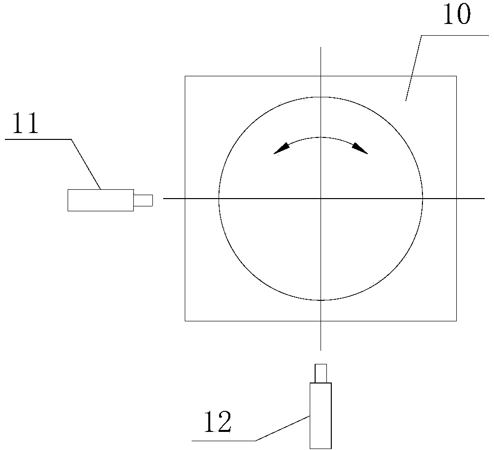 High-accuracy vertical axis inclination angle measurement system and calibration method thereof