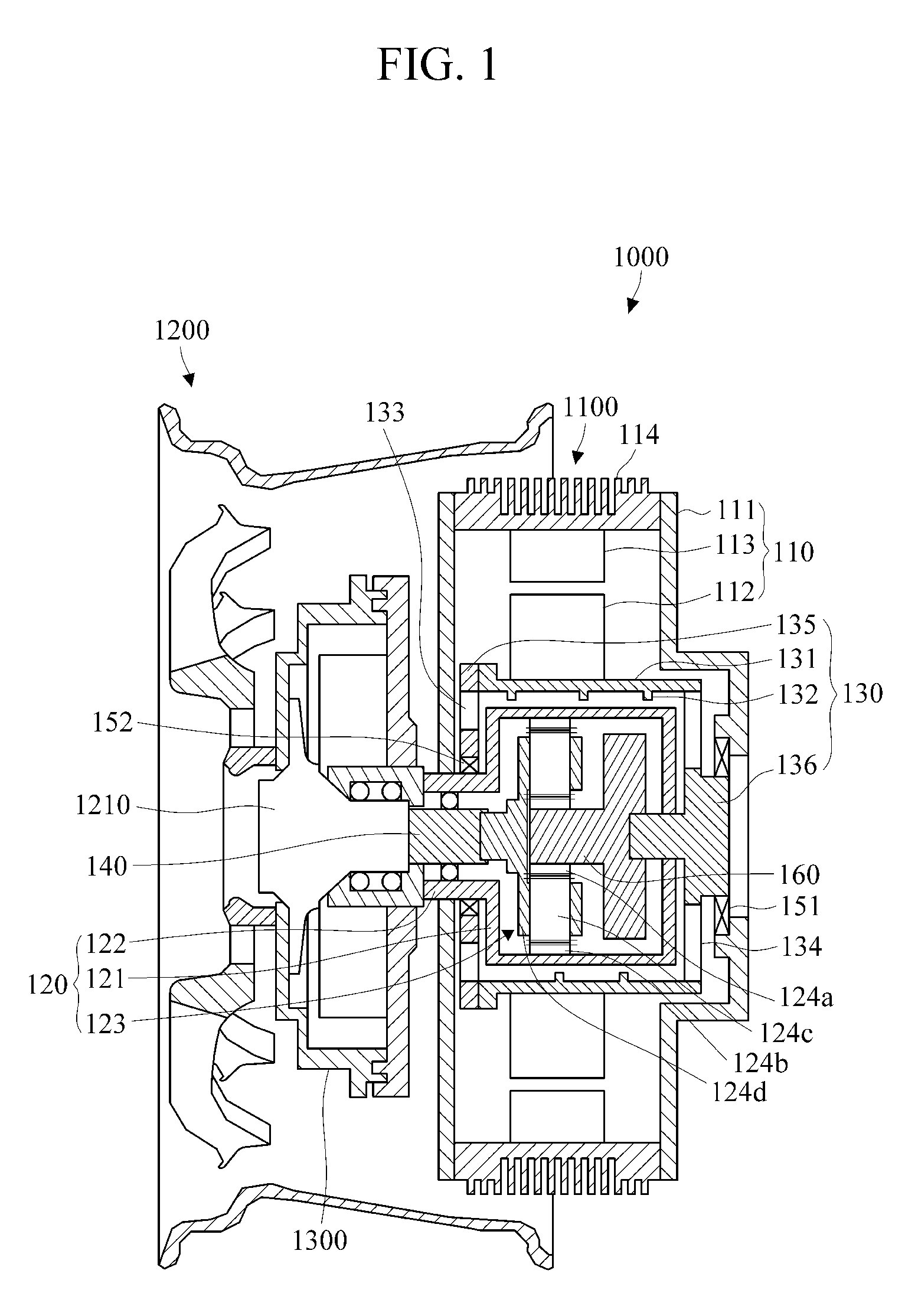 In-wheel actuator and in-wheel assembly comprising the same