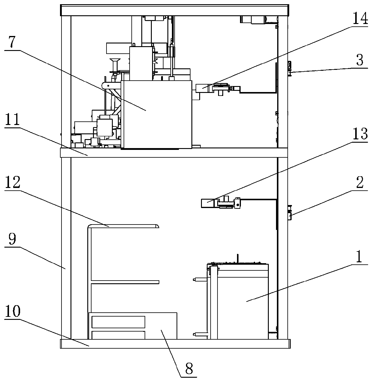 Full-automatic unmanned retail barbecue machine