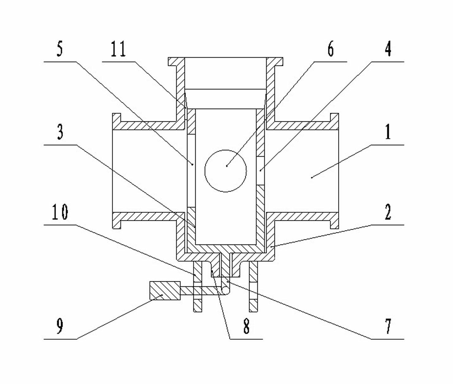 Air distribution controller for tunnel construction air duct