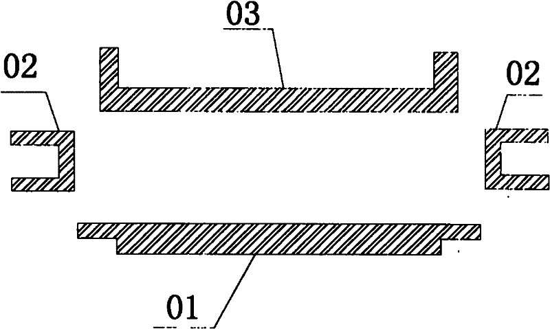 A terrazzo brick forming machine