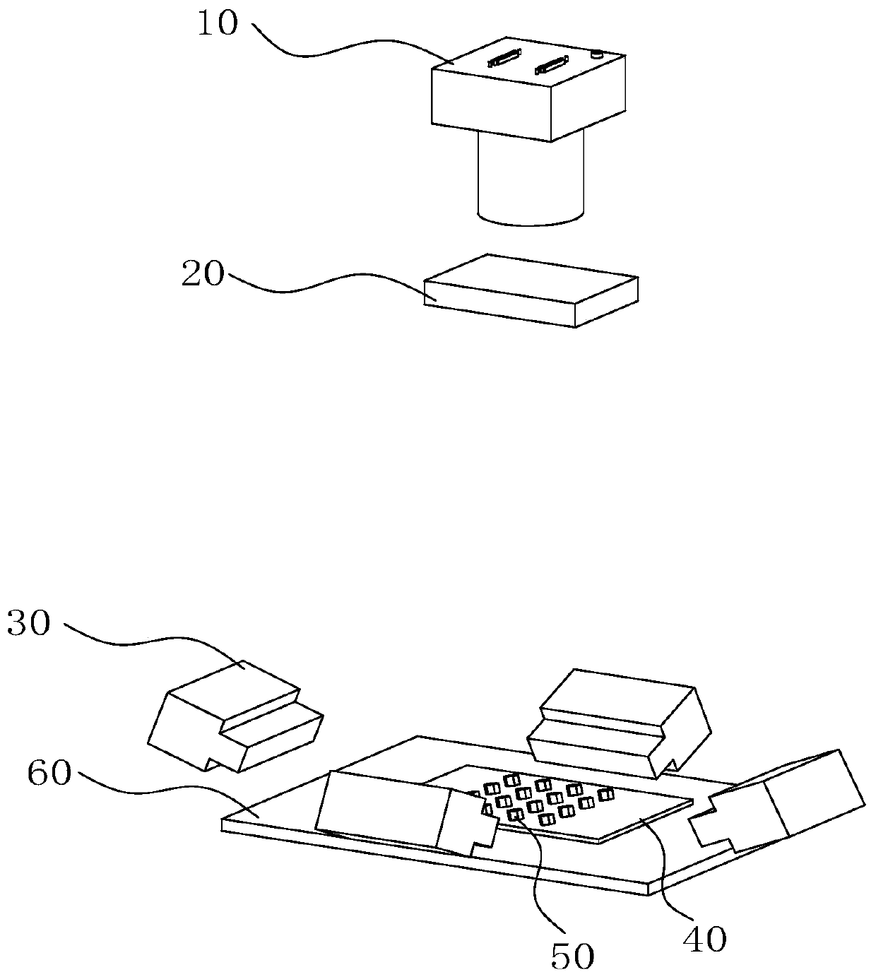 Product surface lighting method and system