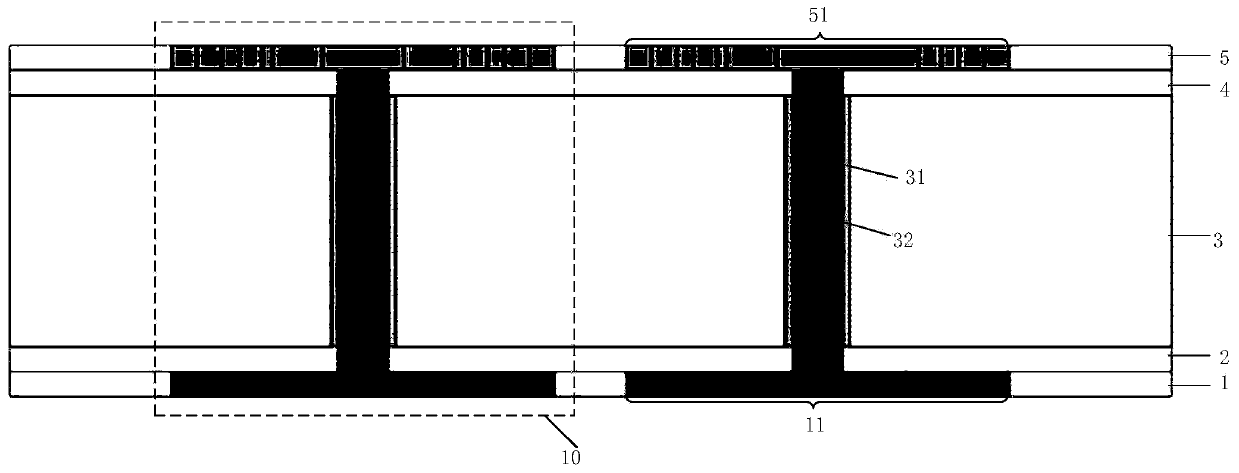 High-density three-dimensional integrated spiral inductor based on mutual connection of silicon through holes