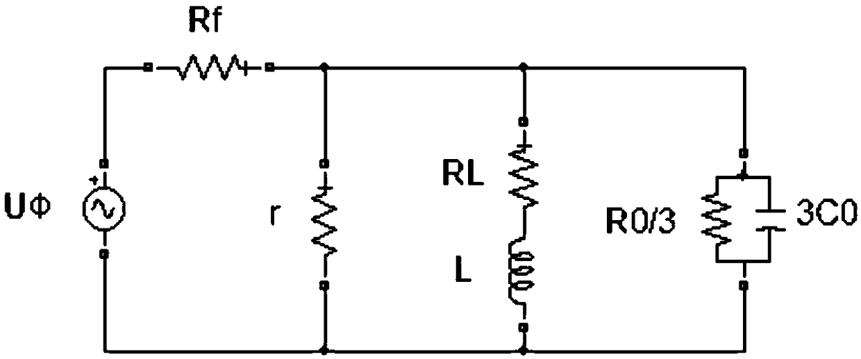 Ground fault fully compensated controllable voltage source output voltage computing method